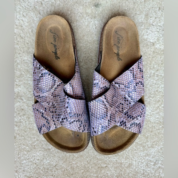 Free People Sidelines Footbed Sandals - Picture 2 of 2